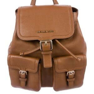 Michael Kors Tan Leather Backpack